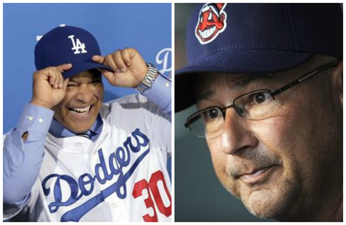 Dave Roberts y Terry Francona 