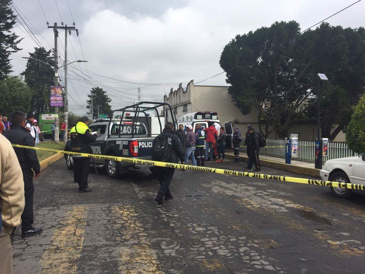 Policía asesinado por error en Zinacantepec. Patrulla, muerto, asesinato, homicidio.
