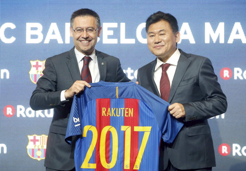 Rakuten será el principal patrocinador del FC Barcelona a partir del próximo año 
