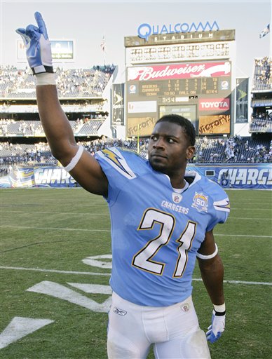 LaDainian Tomlison con los Cargadores en el 2009