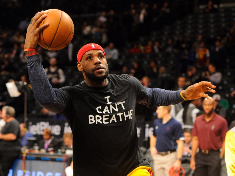 Lebron James, previo al partido contra los Nets de Brooklyn 