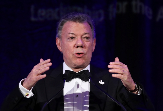 El presidente de Colombia, Juan Manuel Santos.
