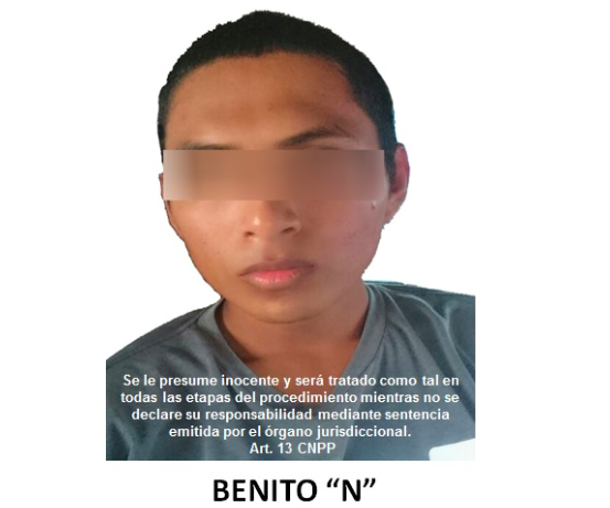Benito "N" pudo ser detenido sin realizar ningún disparo.