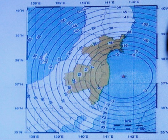  El temblor tuvo su epicentro en la costa de la prefectura de Fukushima.