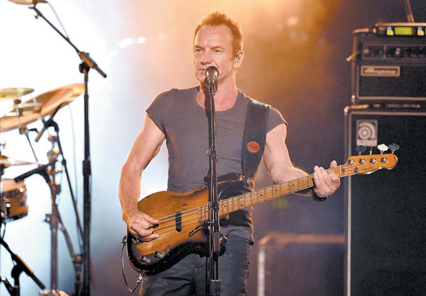 Sting fue reconocido por su trayectoria de más de cuatro décadas sobre el escenario.