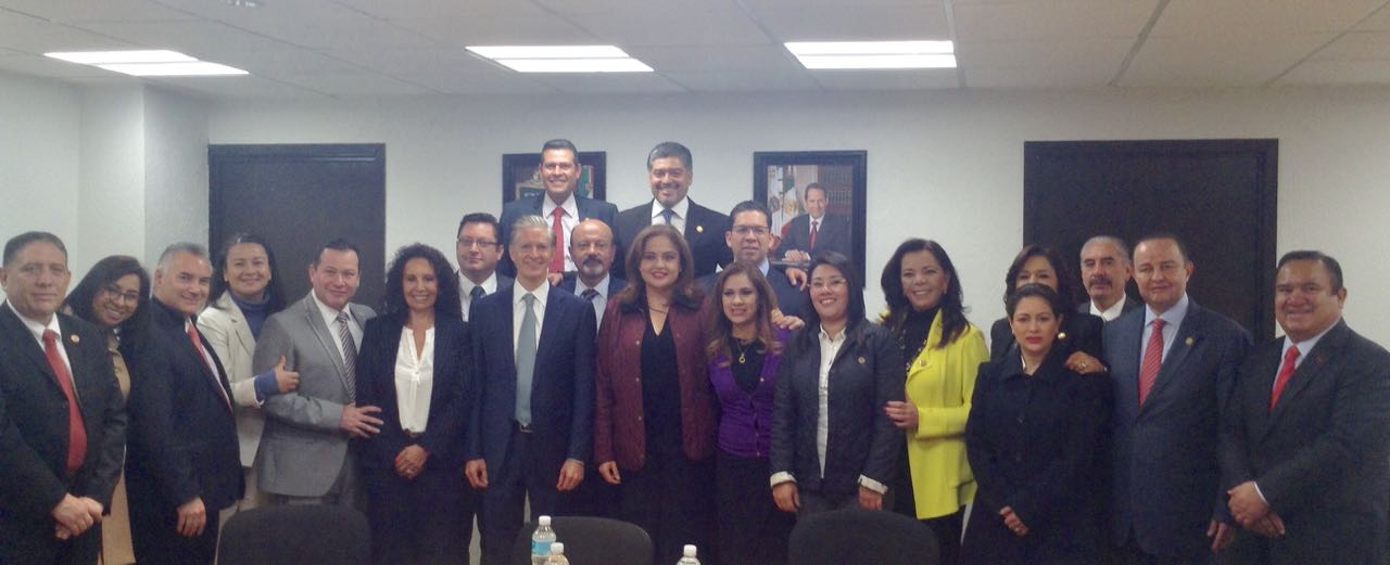 Encuentro del PRI en San Lázaro.