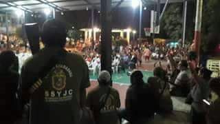Integrantes de la UPOEG informaron del relevo en la seguridad en una asamblea local.