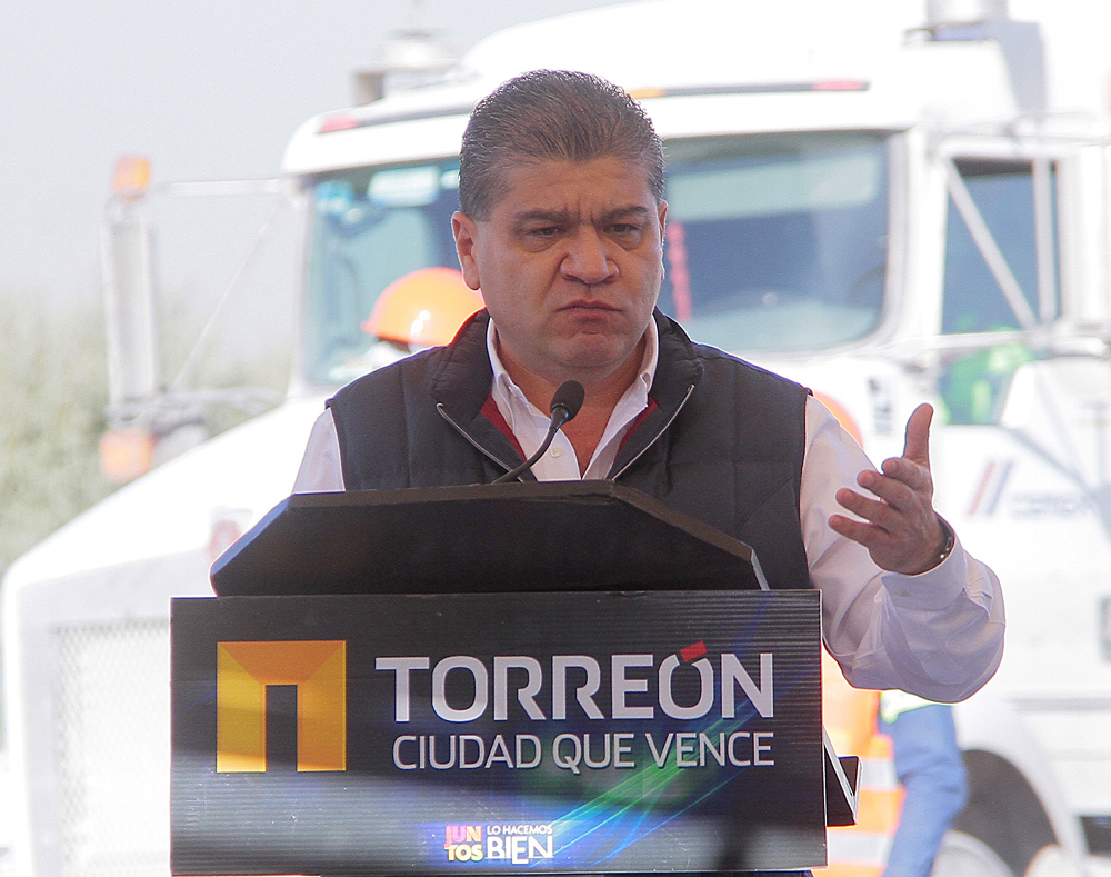 El alcalde de Torreón, Miguel Riquelme, insistió en que los índices son inferiores a años anteriores.