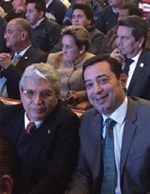 Asisten a firma del convenio.