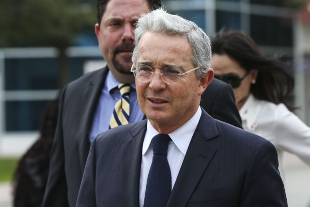 El ex presidente de Colombia, Álvaro Uribe.