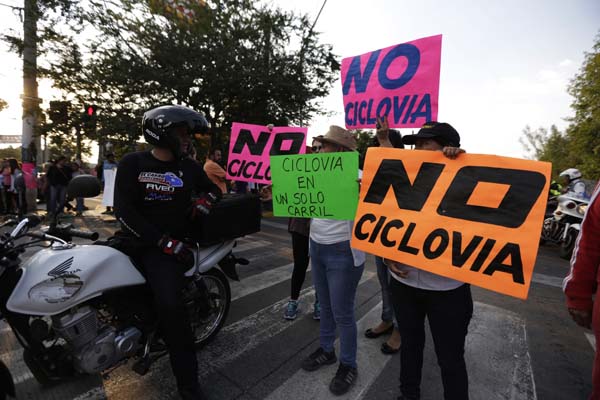 Los vecinos demandan cambios en ciclovías.