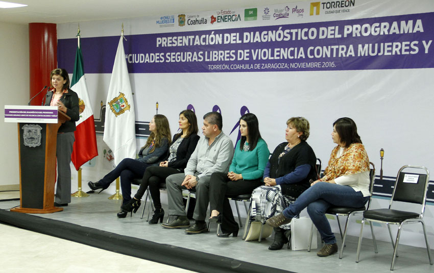 Este martes presentaron el diagnóstico del programa de Ciudades Seguras Libres de Violencia Contra las Mujeres, en el cual participaron representantes