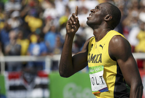 Usain Bolt el atleta más rápido del mundo.