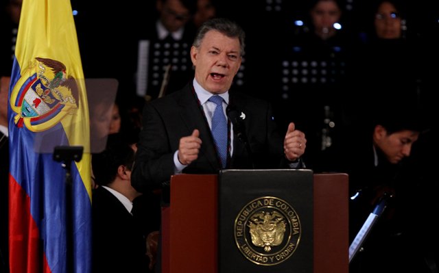 El presidente de Colombia, Juan Manuel Santos.