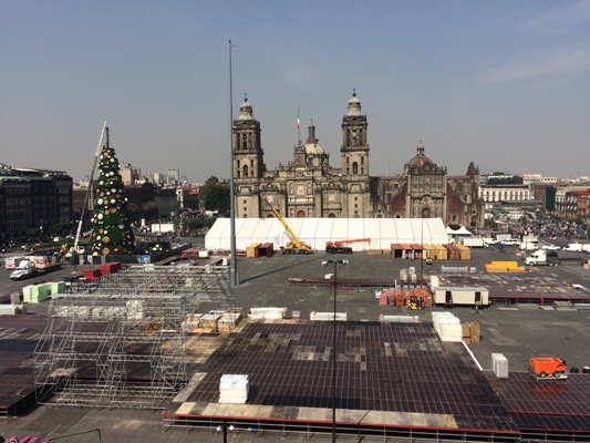 La pista de hielo estará en funcionamiento desde el 1 de diciembre y hasta el 8 de enero.