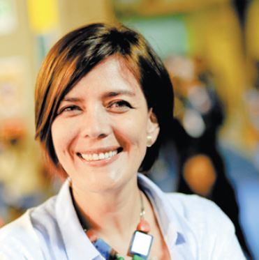 La escritora boliviana.