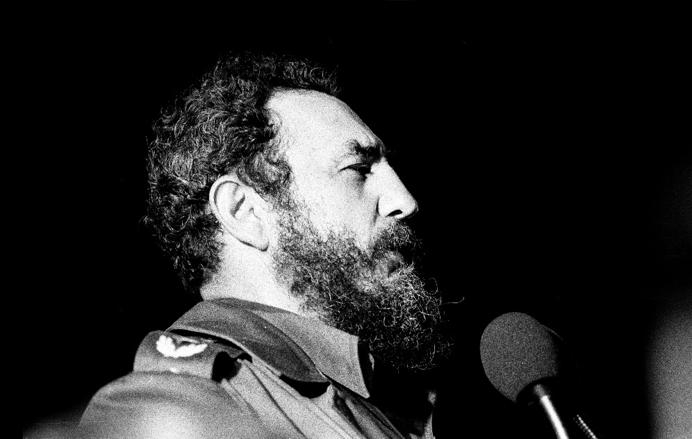 Fidel Castro durante un discurso en La Habana.