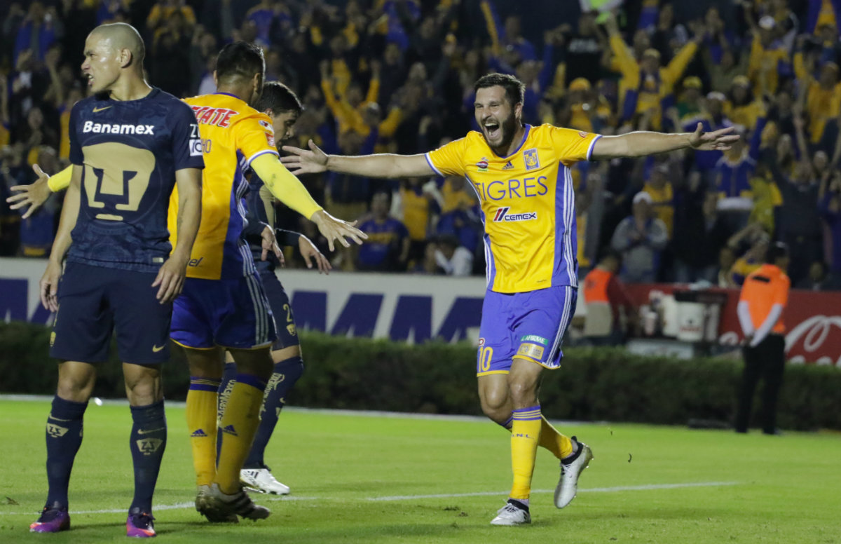 Gignac sentenció a Pumas y colocó a Tigres en las semifinales