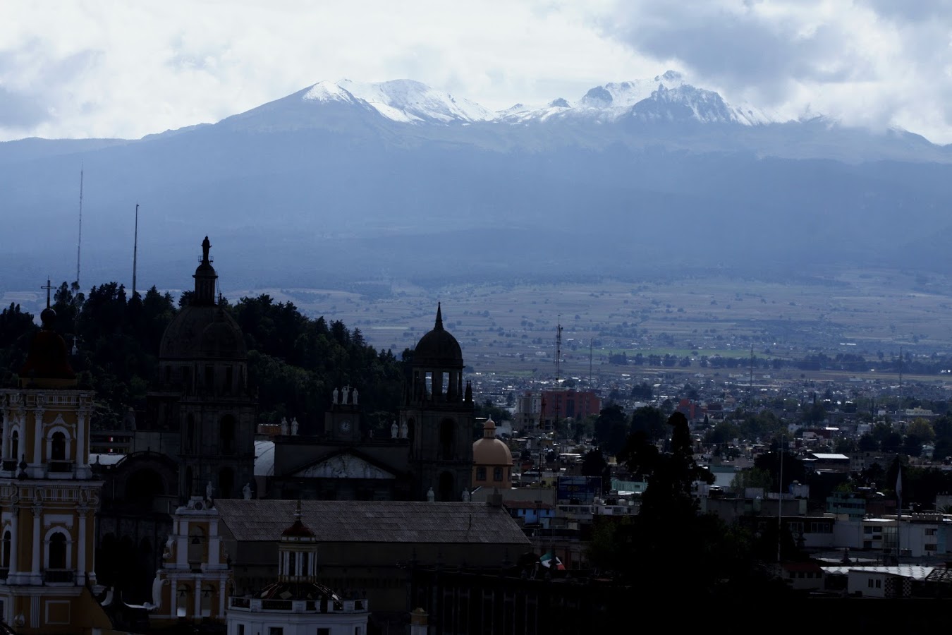 Vista del Nevado de Toluca desde la capital mexiquense.