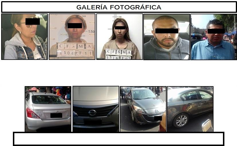 Fueron aprehendidos dos hombres, de 27 y 33 años, y una mujer de 38 años.