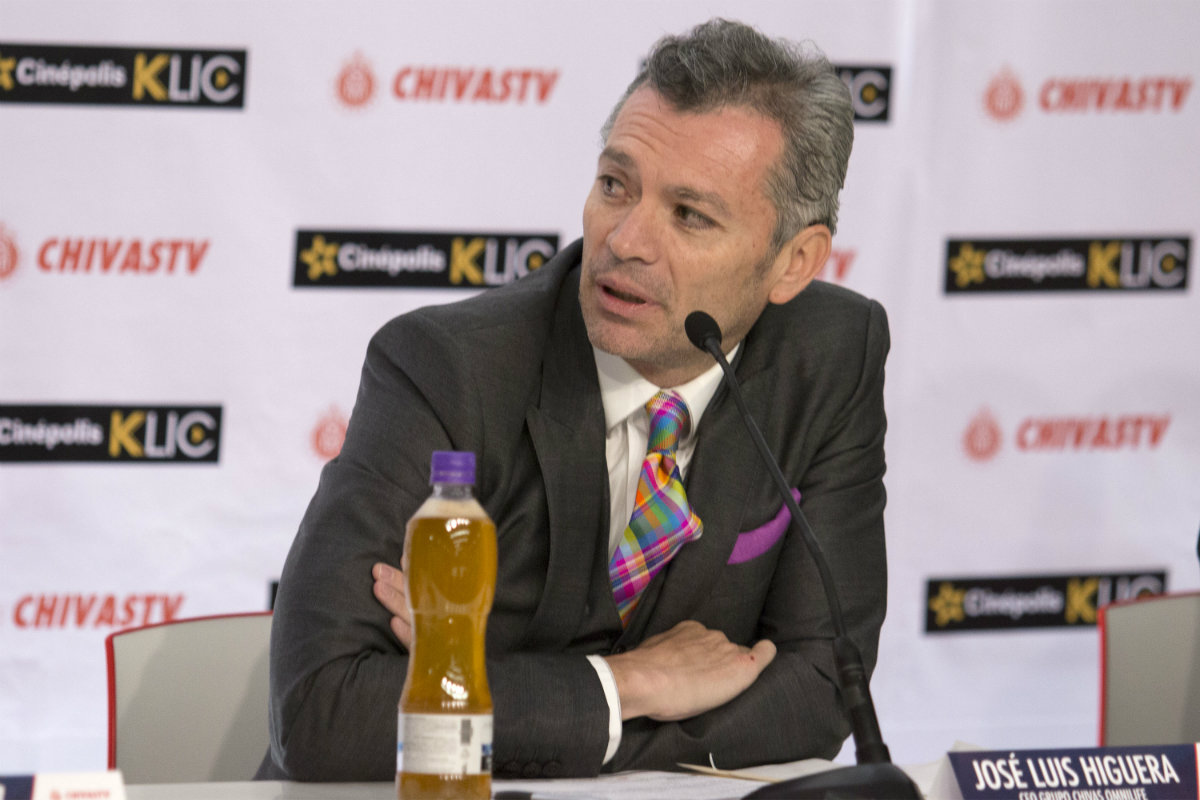 José Luis Higuera en conferencia de prensa