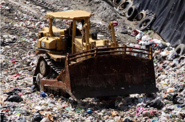 Relleno sanitario, tiradero, basura, desechos, contaminación