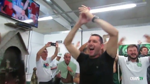 Así recordarán a los jugadores de Chapecoense.