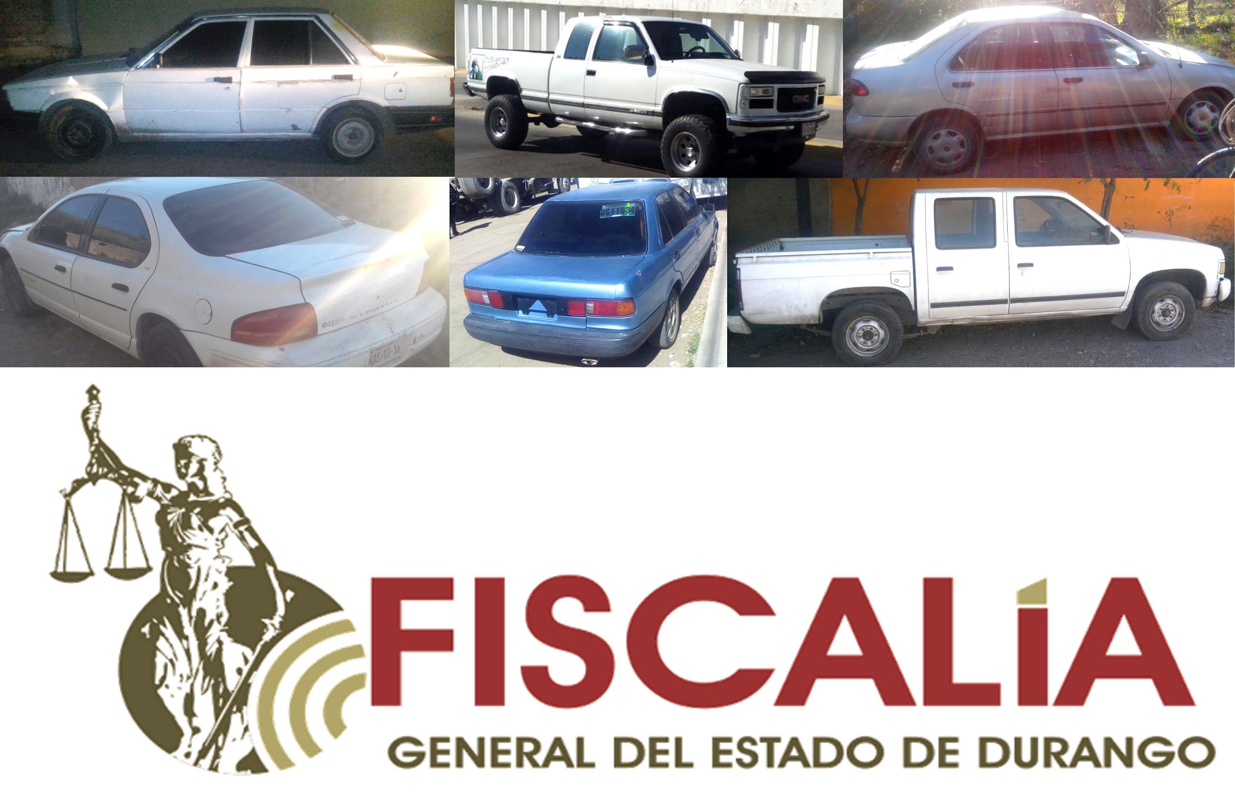 En Durango, la Policía Investigadora de Delitos recuperó 6 autos robados.