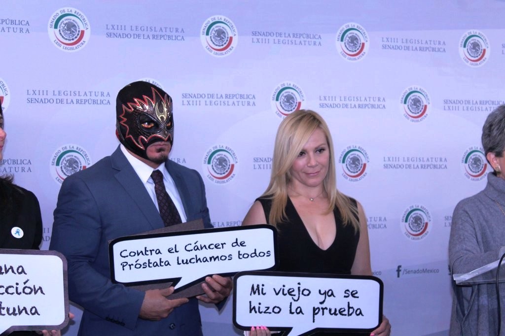 Hechicero y Estrellita hoy en el senado.