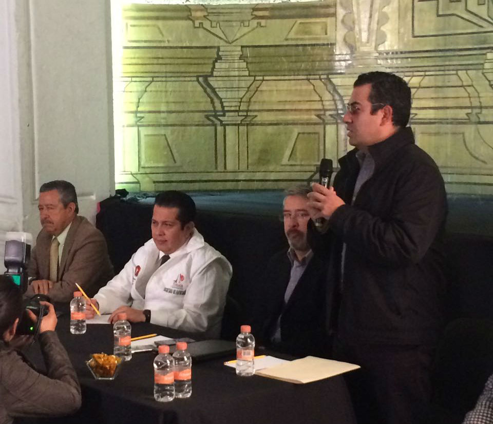 Integrantes del Patronato Pro Centro Histórico de Toluca.