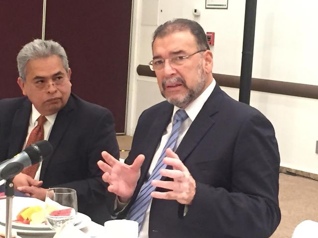 Leopoldo Domínguez González, alcalde con licencia de Tepic y aspirante a la gubernatura de Nayarit, se reunió con el presidente nacional del PAN, Rica