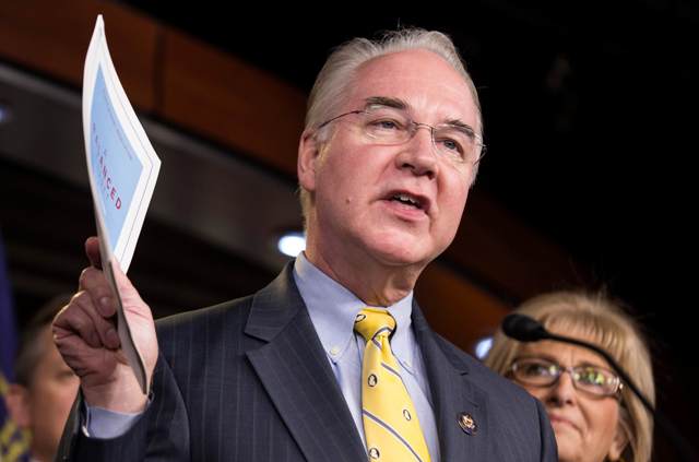 Tom Price fue elegido por Donald Trump como su nuevo secretario de Salud y Servicios Humanos.