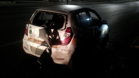 Un taxi fue el causante de el doble atropellamiento ocurrido en la madrugada.