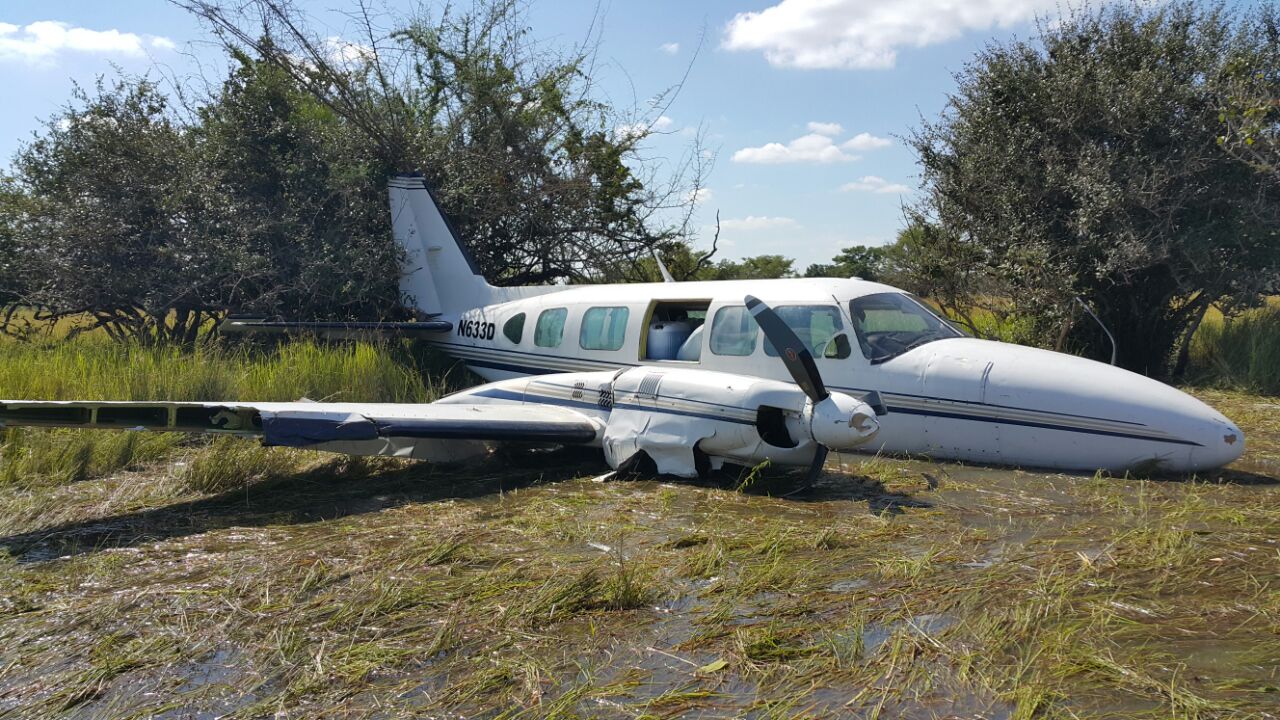 La avioneta se estrelló en una zona conocida como una ruta para el trasiego de droga.