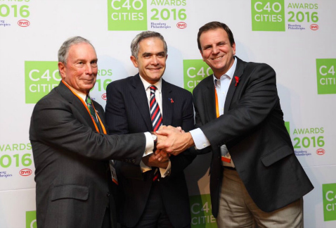 En la Cumbre de Alcaldes del C-40 que se realiza en la Ciudad de México, esas autoridades alcanzaron nuevos acuerdos de combate al cambio climático.