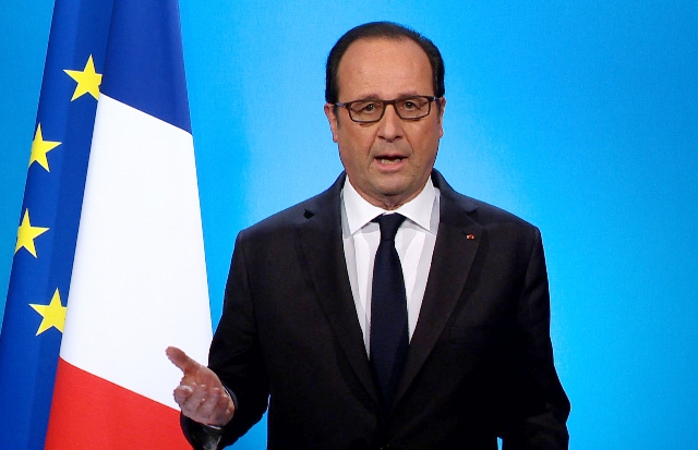 El presidente de Francia, François Hollande.