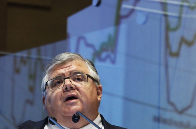 El gobernador del Banco de México, Agustín Carstens, anunció que dejará su cargo en 2017. 
