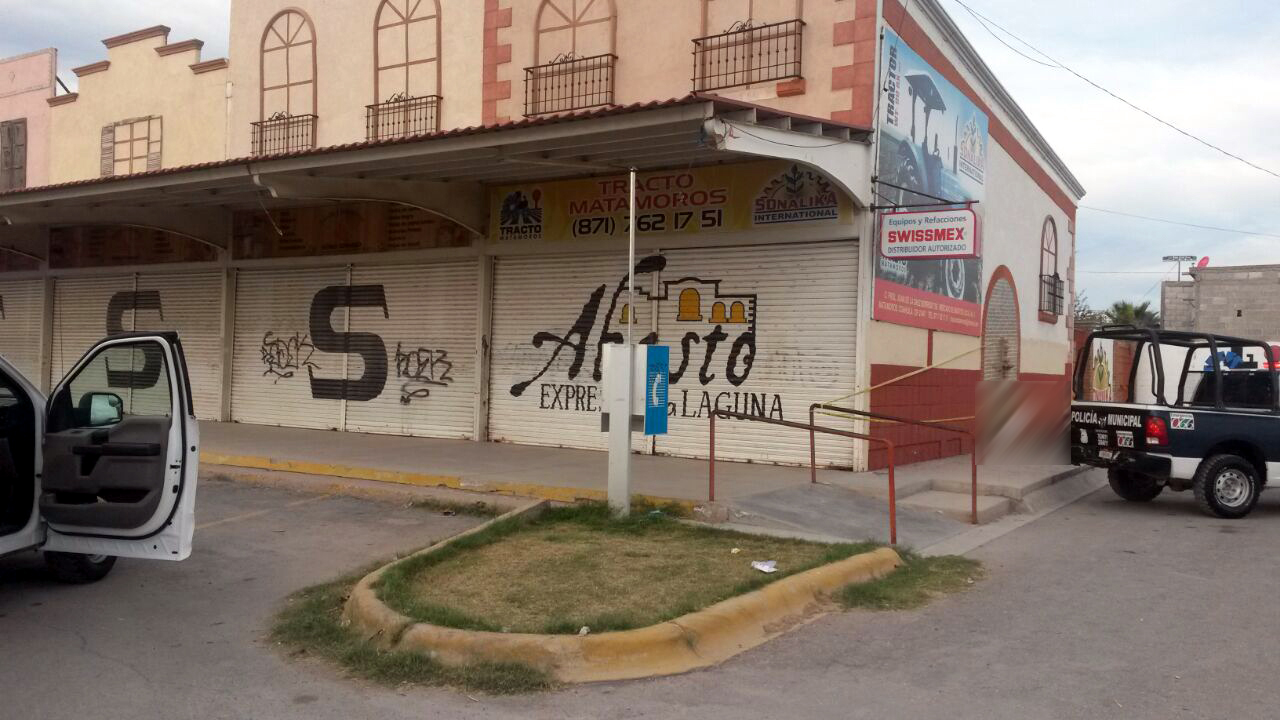 Dejan cadáver en la Central de Abastos de Matamoros, Coahuila.