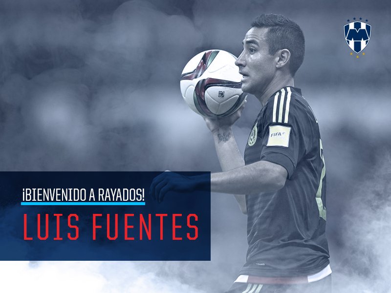 Luis Fuentes llegó a Rayados de Monterrey