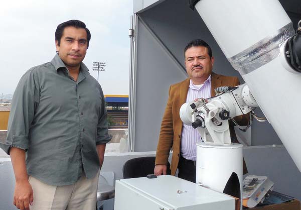 Enrique Peréz y Eduardo Pérez Tijerina forman parte del Programa Universitario para el Desarrollo de la Astrofísica y Ciencias del Espacio.