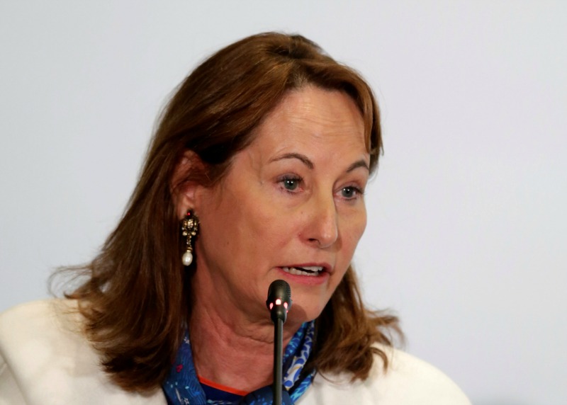 La ministra francesa de Medio Ambiente, Segolene Royal, durante una conferencia de prensa en la C40 Mayors Summit, en un hotel en la ciudad de México.