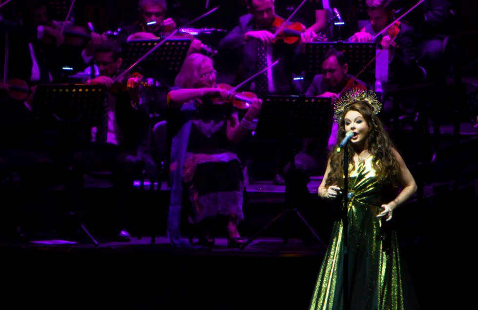 Sarah Brightman ofreció un show compuesto de actos con temas a dúo y en solitario