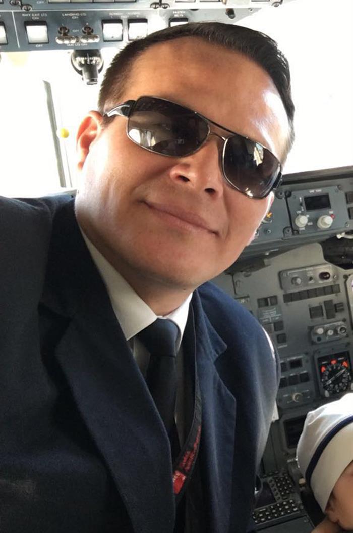 Miguel Quiroga, piloto del Chapecoense