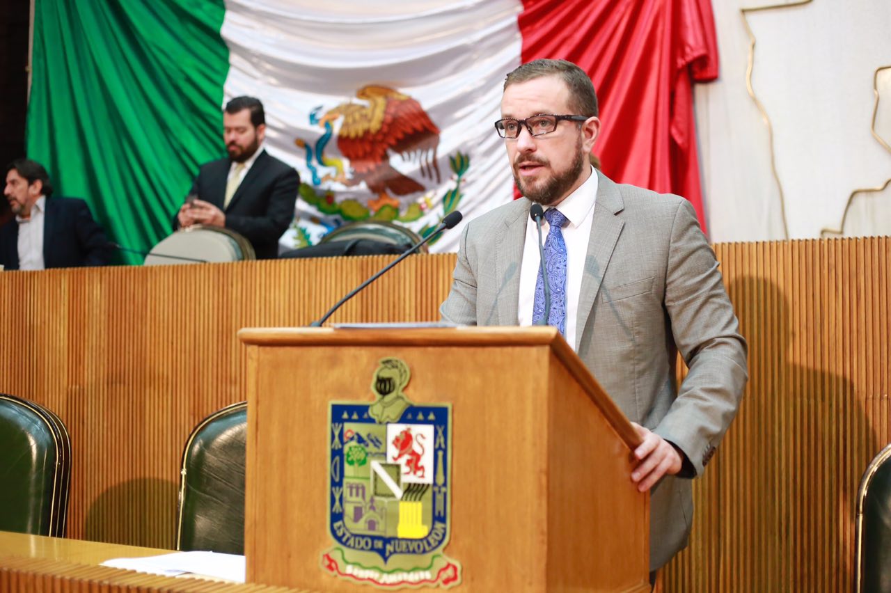 Gabriel Tláloc Cantú, presidente de la Comisión de Justicia y Seguridad, presentó la propuesta. 