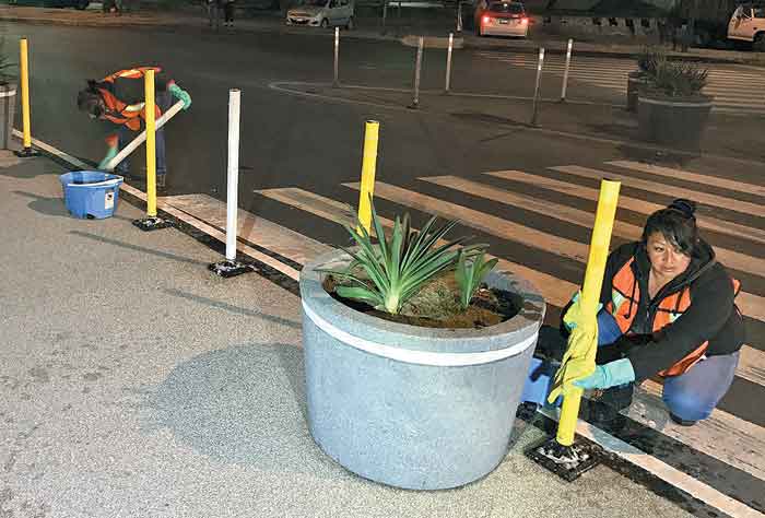 El gobierno capitalino implementó el programa Pasos Seguros para proteger a los peatones.