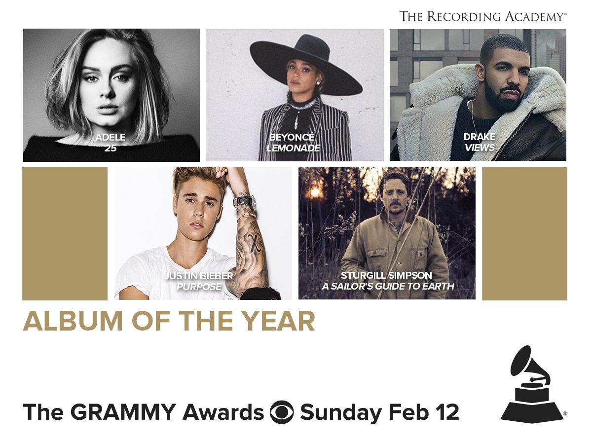 Los nominados a Álbum del Año. 