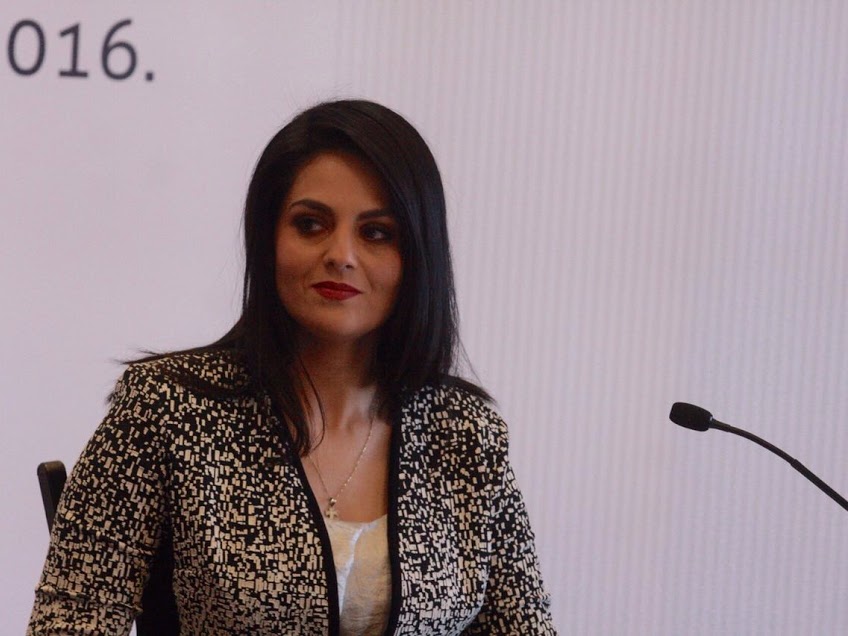 La Secretaria de las Mujeres en Coahuila, Luz Elena Morales, realizó su comparecencia ante el Congreso.
