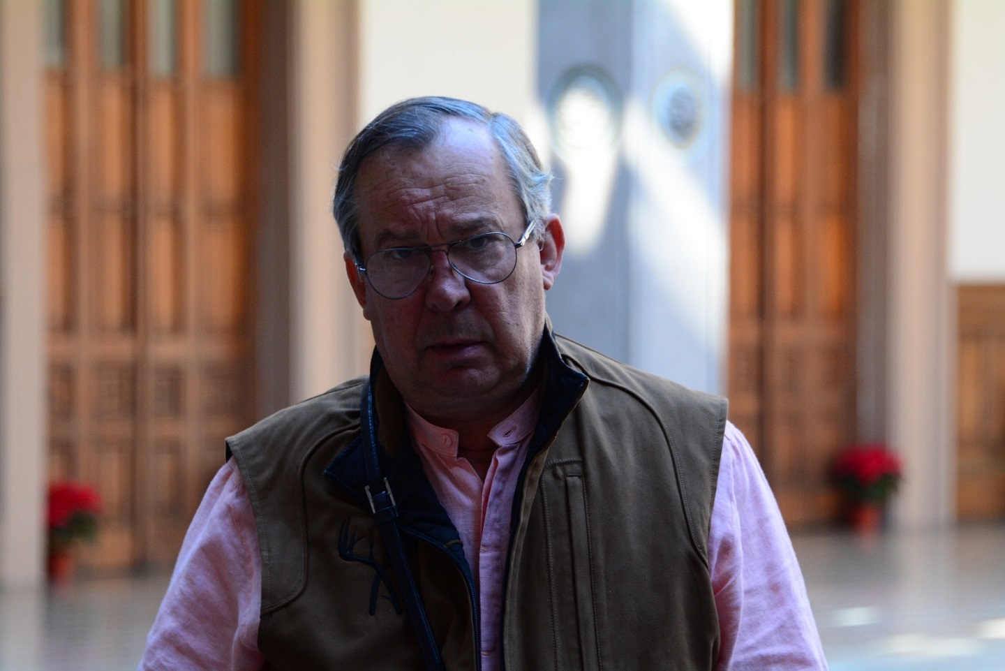 El alcalde sampetrino asisitió a la reunión de seguridad en Palacio de Gobierno.