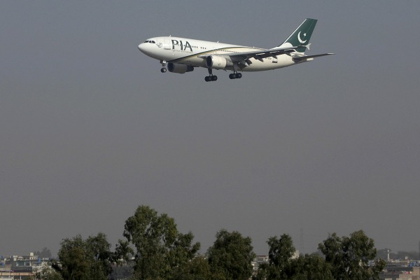 Avión de Pakistan International Airlines.