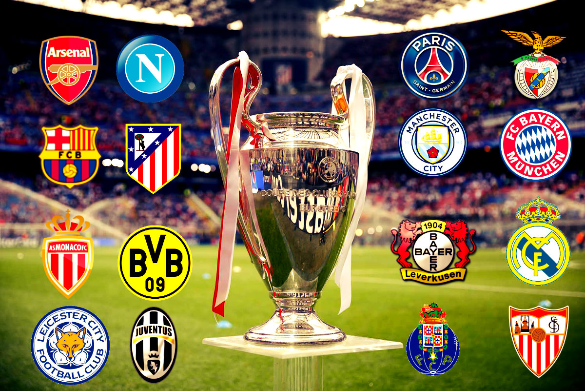 Los 16 invitados octavos de Champions League 
